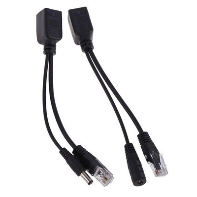 1 set Poe konverter Poe kabel za napajanje Ethernet adapter Poe Splitter Rj45 injektor Modul napajanja za IP kamere