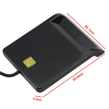 RISE-2X Универсален четец на смарт карти за банкова карта Card ID CAC DNIE ATM IC Четец на SIM карти за Android телефони и таблети
