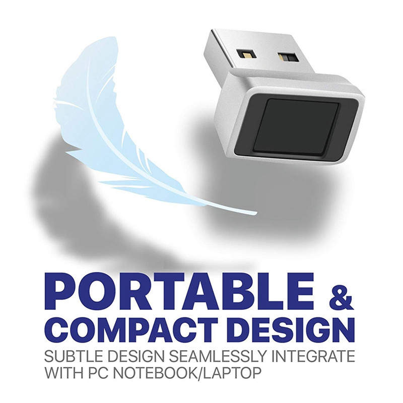 USB pirkstu nospiedumu lasītājs bez paroles atbloķēšanas moduļa biometriskais skeneris Windows10 Hello klēpjdatoram