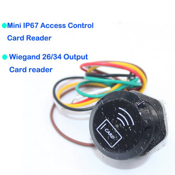 IP68 Αδιάβροχο 13,56Mhz IC Card Reader Wiegand26/34 Card Reader For Access Control System