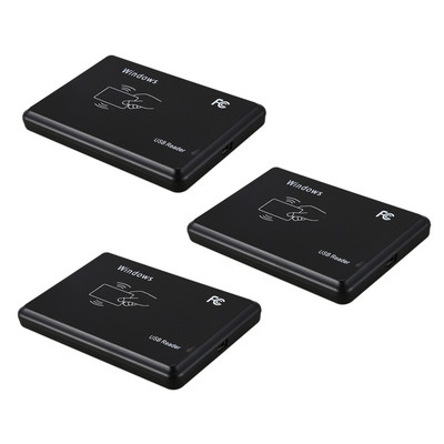 3X USB RFID darbvirsmas ID karšu lasītājs Bezkontakta karšu lasītājs