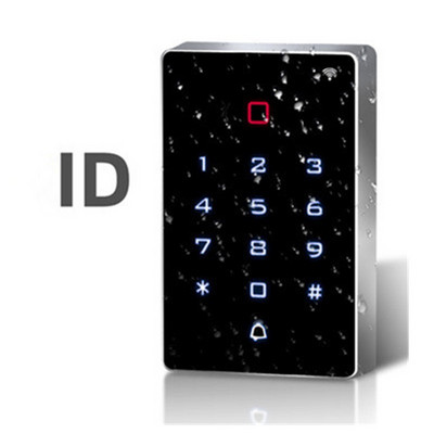 Подсветка Сензорна 125khz RFID карта Клавиатура за контрол на достъпа WG 26 изход Аларма против разглобяване