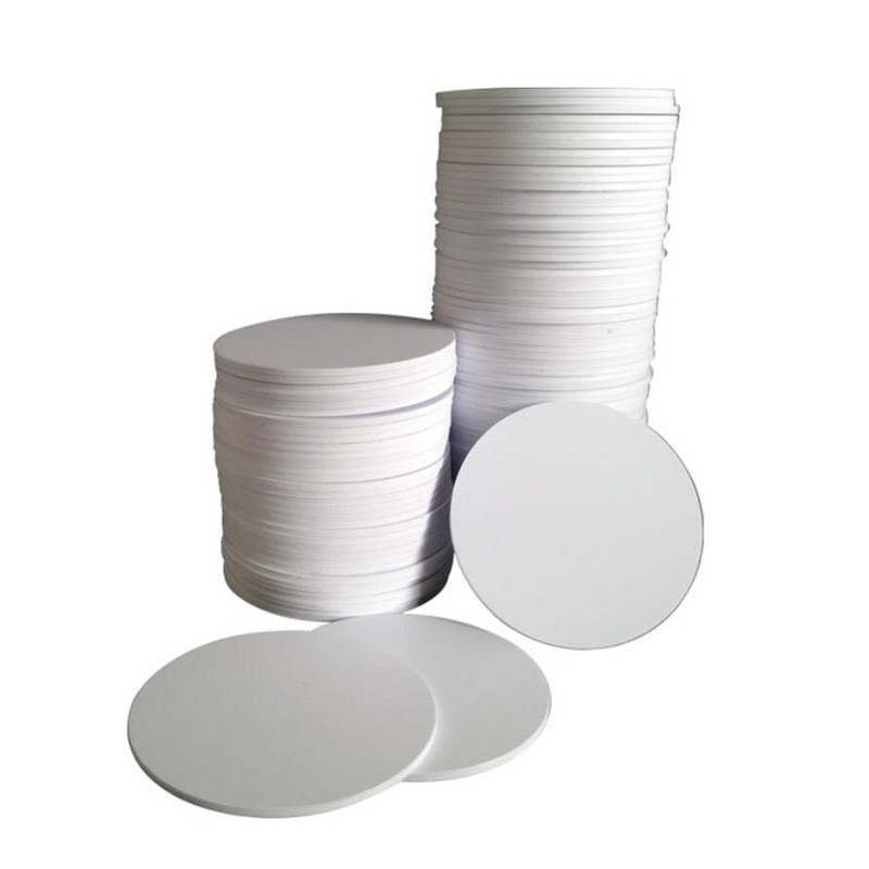 10 tk 13,56 MHz kirjutatav IC ümmargune MF üks 1k RFID sildid Kleebis PVC-kaart Smart Coin Card IC-transpondri jaoks