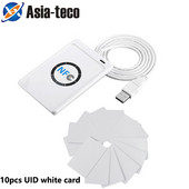 13.56MHz 10 db UID kártya Érintés nélküli Smart Card Reader Író RFID másoló sokszorosító