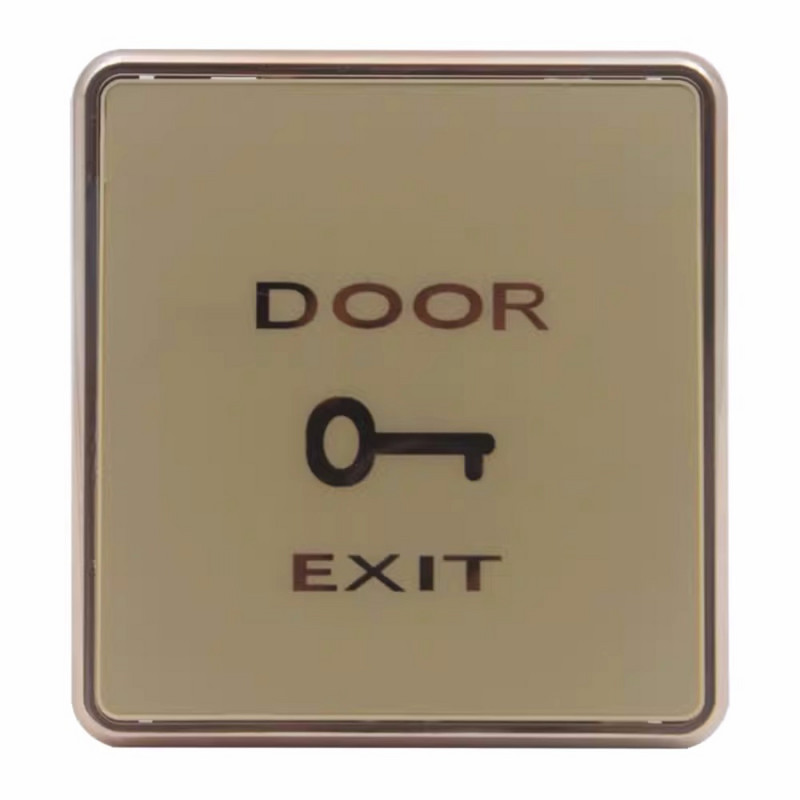 Голям пластмасов превключвател за контрол на достъпа, самовъзстановяващ се бутон за звънец