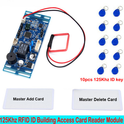2500 lietotāju RFID iegultās PCB plates durvju piekļuves kontrole domofons piekļuves kontroles lifta vadība ar 2 gab mātes karti 10 gab atslēgu piekariņš