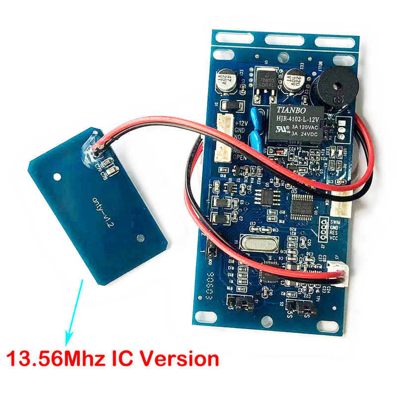2500 lietotāju RFID iegultās PCB plates durvju piekļuves kontrole domofons piekļuves kontroles lifta vadība ar 2 gab mātes karti 10 gab atslēgu piekariņš