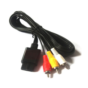1.8M за Nintendo 64 Audio TV Video Cord AV кабел към RCA за Super Nintend GameCube N64 SNES Game Cube аксесоар