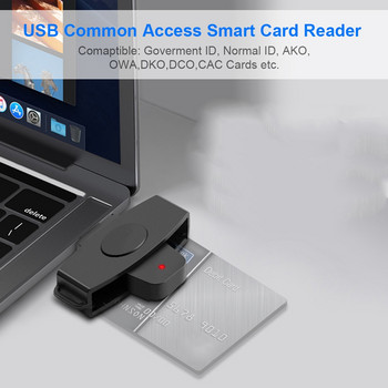 CSCR3 Smart CAC Card Reader Τύπου C Τράπεζα Φορολογική δήλωση Κάρτα SIM/IC Card ID Card Reader