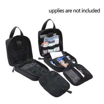 Κουτί πρώτων βοηθειών Survival Εμπορευματοκιβώτιο ταξιδιού Oxford Πανί αδιάβροχο πακέτο μέσης τακτικής αναρρίχησης Ασφαλής τσάντα για εξοπλισμό κάμπινγκ