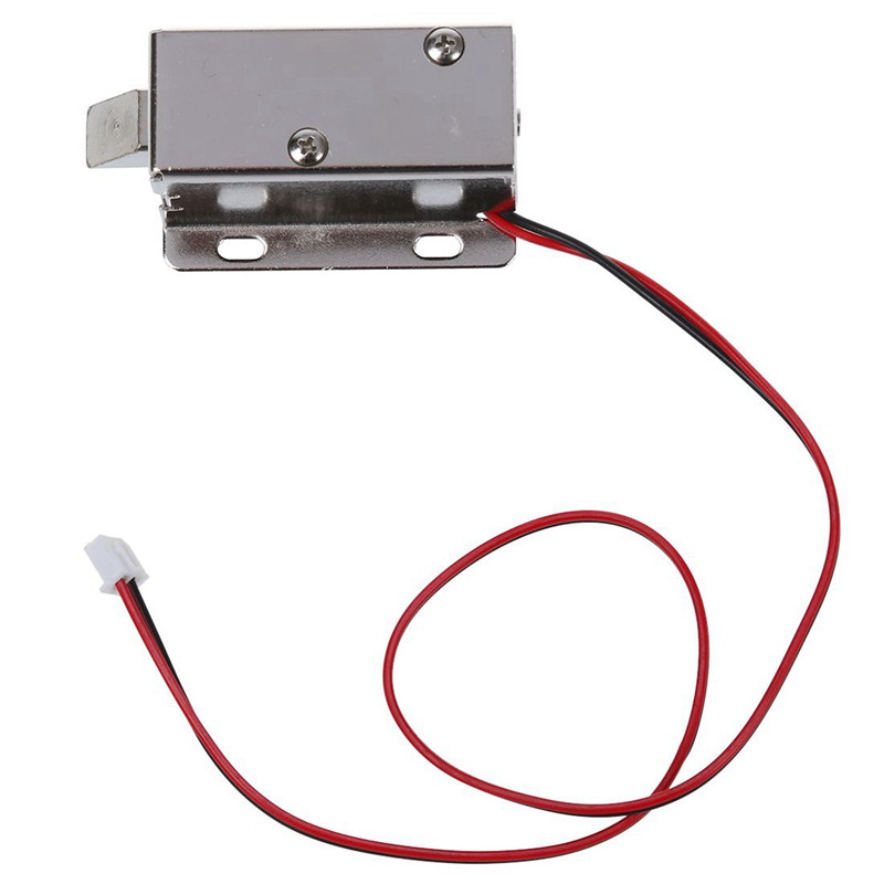 0837L DC 12V 8W avatud raami tüüpi solenoid elektrilise ukseluku ja R307 mahtuvusliku sõrmejäljelugeja/mooduli/anduri jaoks