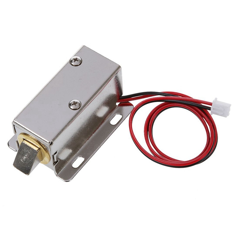 0837L DC 12V 8W avatud raami tüüpi solenoid elektrilise ukseluku ja R307 mahtuvusliku sõrmejäljelugeja/mooduli/anduri jaoks