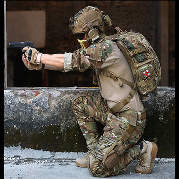 Военна униформена риза Камуфлажна армейска тактическа бойна бойна риза Мъже Жени Военен костюм за специални сили Ловни дрехи