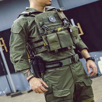 Военна униформена риза Камуфлажна армейска тактическа бойна бойна риза Мъже Жени Военен костюм за специални сили Ловни дрехи