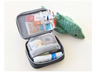 Мини чанта за комплект за първа помощ на открито Преносим пакет за лекарства Чанти за спешни случаи Чанта за съхранение на лекарства Малък органайзер