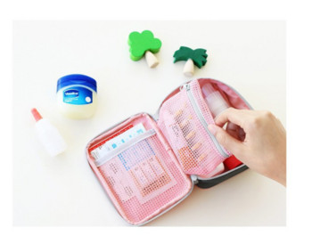 Мини чанта за комплект за първа помощ на открито Преносим пакет за лекарства Чанти за спешни случаи Чанта за съхранение на лекарства Малък органайзер