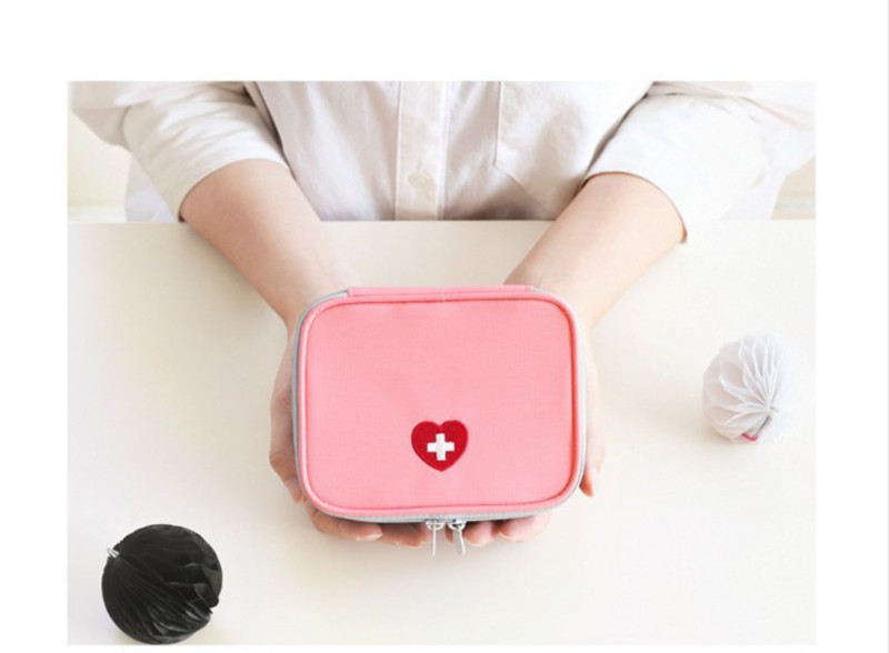 Mini välistingimustes kasutatav esmaabikomplekti kott Reisimiseks kaasaskantav meditsiinipakett Hädaabikomplekti kotid Meditsiinihoiukott Väike korraldaja