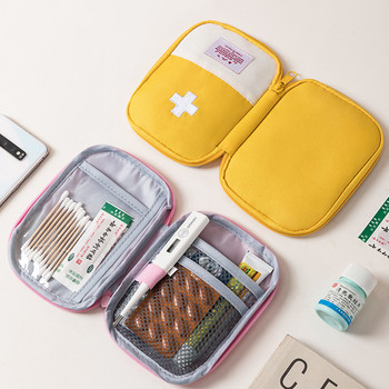 Преносима мини чанта за съхранение на лекарства Медицински комплект за първа помощ Пътуване Чанта за съхранение на открито Къмпинг Чанти за съхранение при спешни случаи