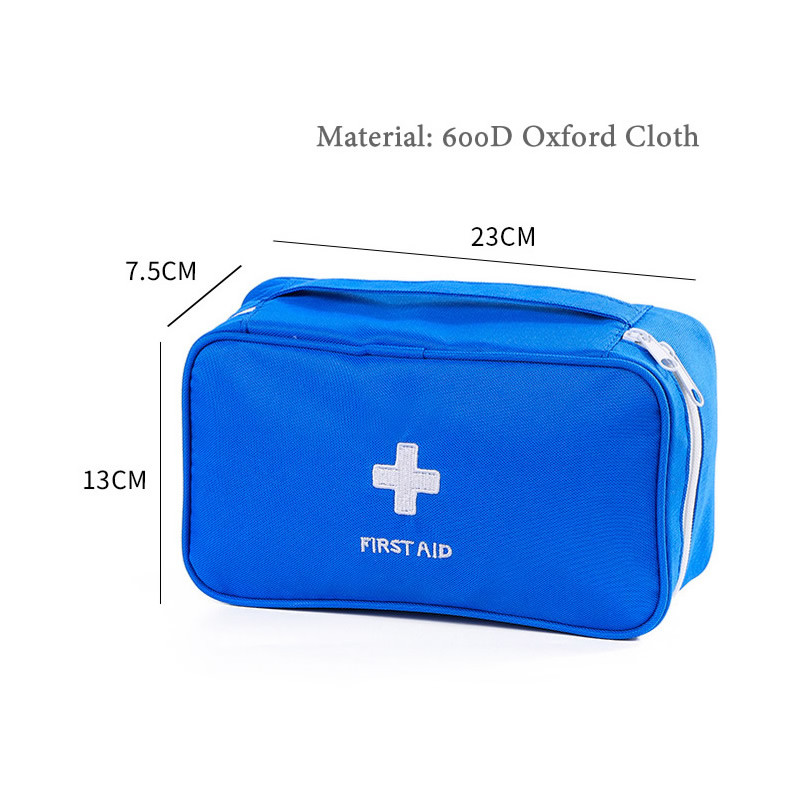 Nešiojamas vandeniui atsparus pirmosios pagalbos krepšys su rankena, skirtas išgyvenimui lauke.