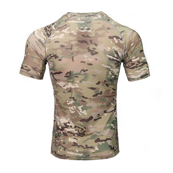 Emersongear Tactical Sport Perspiration T-Shirt MC Combat Short Sleeve Shirts Outdoor Touring Hunting Tshirt Training Daily