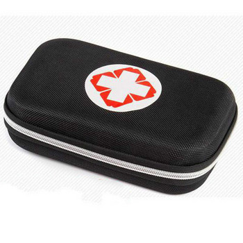 Комплекти за първа помощ в черен и червен цвят Преносими чанти за оцеляване на открито, бедствие, земетресение, медицински пакет, монтиран на превозно средство