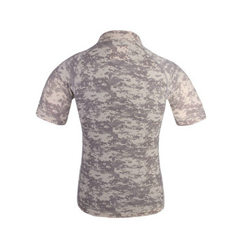 Emersongear Tactical Sport Perspiration T-Shirt ACU Combat Short Sleeve Shirts Туризъм Лов Milsim Tshirt