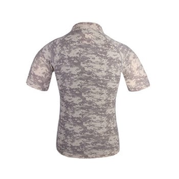 Emersongear Tactical Sport Perspiration T-Shirt ACU Combat Short Sleeve Shirts Туризъм Лов Milsim Tshirt