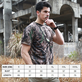 2020 Quick Drying Tactical Shirt Κυνήγι Camo Πουκάμισα Paintball Μπλουζάκια Καμουφλάζ Στρατιωτικό Φαρδύ μπλουζάκι Στρατού Ρούχα κάμπινγκ