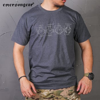 Emersongear Tactical Military Culture T-SHIRT Bundle-TYPE B Къси ризи Спорт Ежедневни Пътувания На открито Туризъм Колоездене Мода