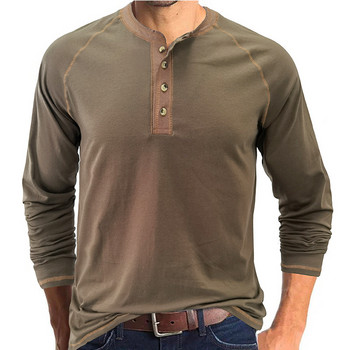 Мъжка тактическа тениска с дълги ръкави Армейски бойни ризи Военни пуловери Работно облекло за риболов на открито