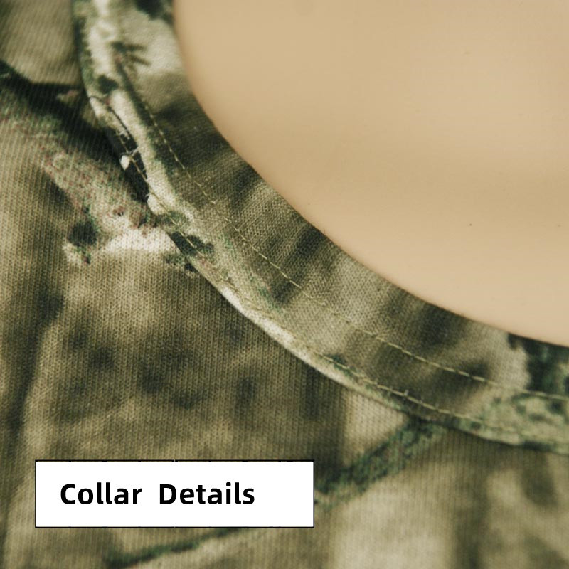 Vyriški didelio dydžio vasariniai marškinėliai trumpomis rankovėmis, pilnomis medvilninėmis kamufliažinėmis džiunglių medžioklės marškinėliais, kvėpuojantys žvejo drabužiai, sportiniai marškinėliai