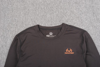 Мъжки ловни ризи Ловна тениска Мъжка тениска с дълъг ръкав Тениска за изпълнение Лека дишаща бързосъхнеща САЩ Размер