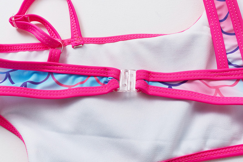 2023. gada nāru meiteņu peldkostīms viengabala svītraini, izgriezti peldkostīmi 3–10 gadu vecumam Mermaid bērnu peldkostīmi