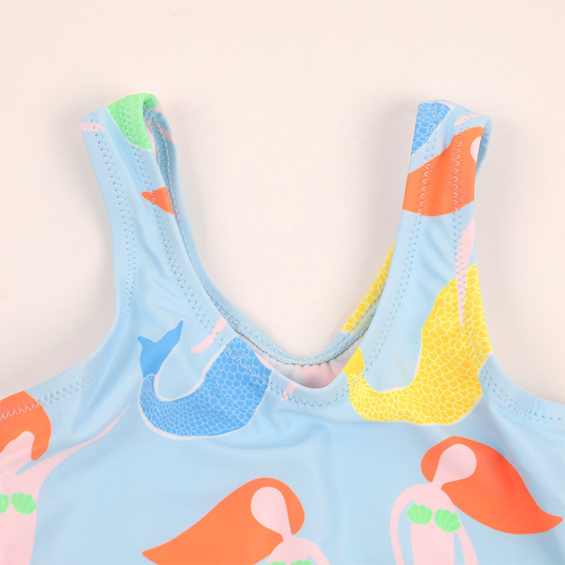 Mazuļu meiteņu jauks viendaļīgs peldkostīms 2022. gada viengabala bērnu peldkostīmi Bērnu meiteņu peldkostīms vasaras pludmales apģērbs