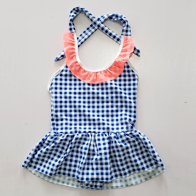 SWIMMART 6-10T Dječji kupaći kostimi Mini volan s točkastim printom Odjeća za plažu za slatke djevojke Dječji kupaći kostimi Kupaći kostimi za malu djecu Tinejdžerski kostim