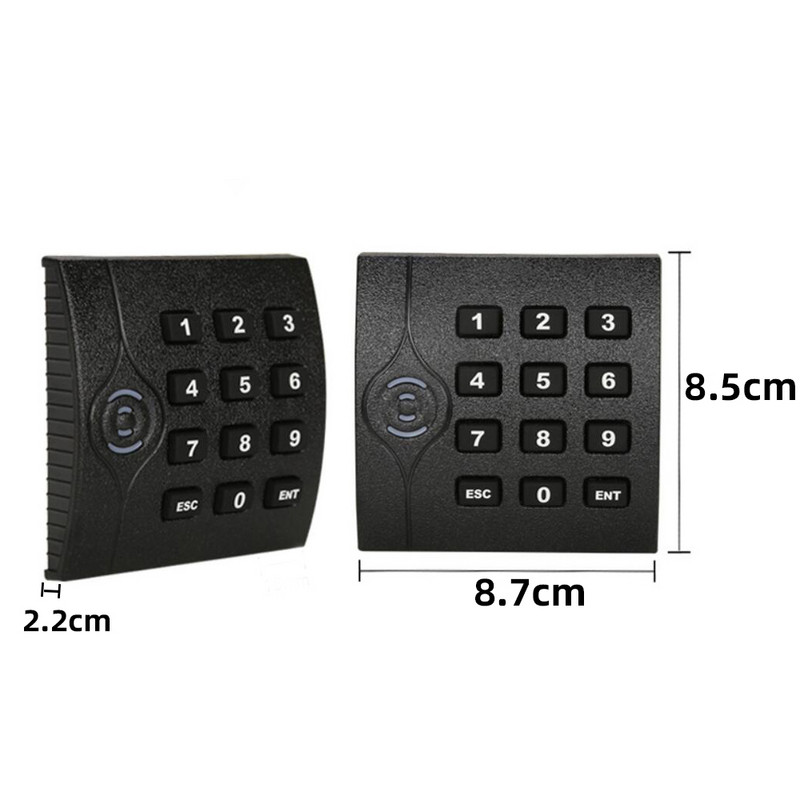 KR202E proximity kártyaolvasó beléptető rendszer kártyaolvasó 125khz 13.56mhz hozzáférési slave olvasó ip65 vízálló Wiegand 26/34