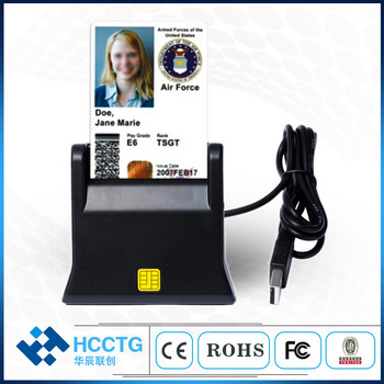 Desktop ISO 7816 USB 2.0 IC Chip Smart Card Reader DCR31