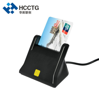 Darbvirsmas ISO 7816 USB 2.0 IC mikroshēmas viedkaršu lasītājs DCR31