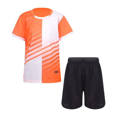 Copii Băieți Costum Sport Tricou cu mânecă scurtă și Set pantaloni scurți Fotbal Tenis Fotbal Baschet Uniforme Joc Antrenament Îmbrăcăminte sportivă