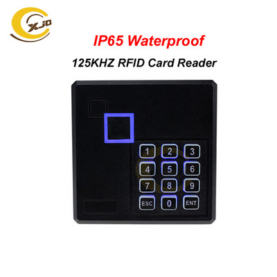 XJQ aukštos kokybės vandeniui atsparus kortelių skaitytuvas, RFID 125 KHz/13.56MHZ prieigos kontrolės kortelių skaitytuvas su wiegand 26/34 GB-R102A