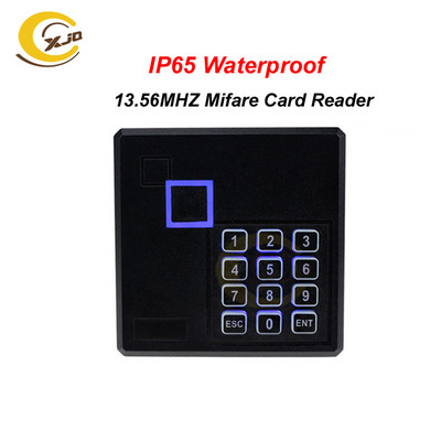 XJQ aukštos kokybės vandeniui atsparus kortelių skaitytuvas, RFID 125 KHz/13.56MHZ prieigos kontrolės kortelių skaitytuvas su wiegand 26/34 GB-R102A