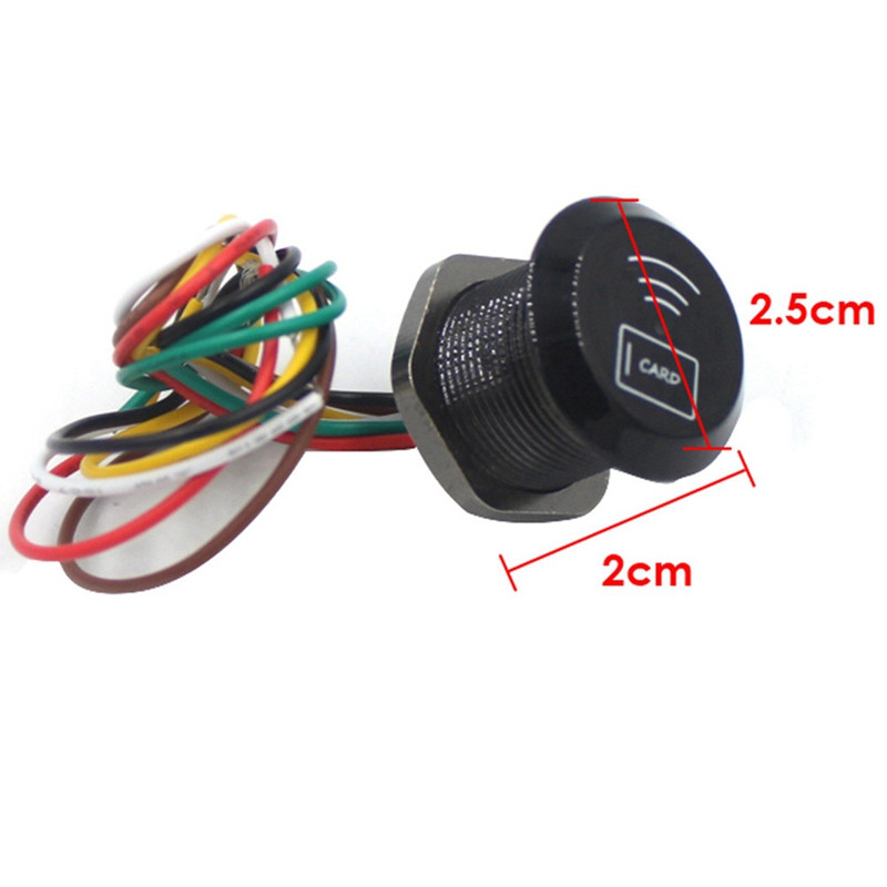 Mini RFID čitač proximity kartice IP68 vodootporan 13.56Mhz IC čitač kartica Wiegand26/34 čitač kartica za sustav kontrole pristupa
