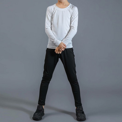 2021. gada jauns rudens un ziemas badmintona bērnu termoveļas komplekts zēniem meitenēm sportam ātri žūstošs bērnu treniņtērps divdaļīgs