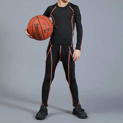 2021. gada jauns rudens un ziemas badmintona bērnu termoveļas komplekts zēniem meitenēm sportam ātri žūstošs bērnu treniņtērps divdaļīgs