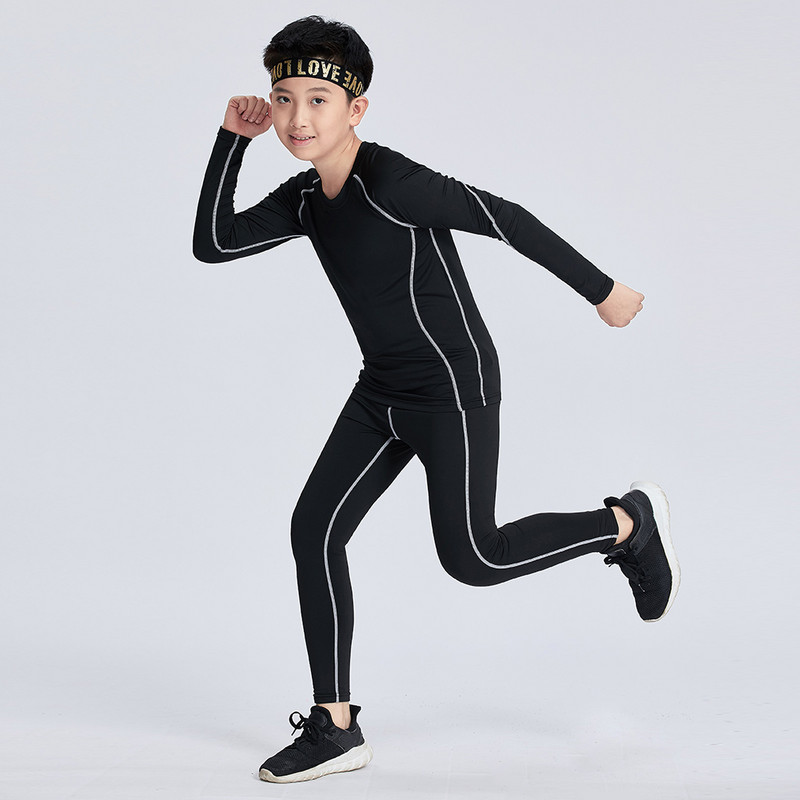 2021. gada jauns rudens un ziemas badmintona bērnu termoveļas komplekts zēniem meitenēm sportam ātri žūstošs bērnu treniņtērps divdaļīgs