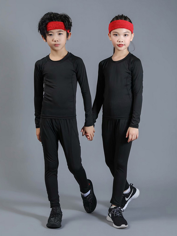 Gyerekruházat Gyerek Alulról Kompressziós Futónadrágok Ingek Edzőnadrágok Kosárlabda Sport Leggings Tollak