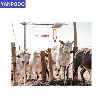 Yanpodo ISO18000-6C ζωικού κεφαλαίου παρακολούθησης αυτί ζώων ηλεκτρονική ετικέτα βοοειδών πρόβατα χοίροι αγελάδες ετικέτα μακρύ RFID UHF αυτί ζώων