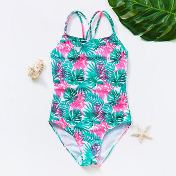 2022 New Girls Swimsuit One Piece Girls Μαγιό Tie Dye Παιδικά μαγιό μεγάλο μέγεθος 7-14 ετών Μαγιό One Piece