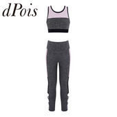 4–16 gadu vecuma meitenēm sporta tērpi, bērnu vingrošana, deju apģērbu komplekti, topi bez piedurknēm, sporta joga, skriešanas treniņi, legingi, sporta apģērbi