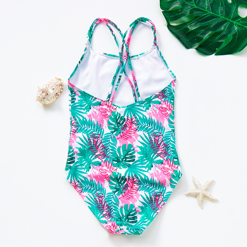 7-14T Teen Girls ONE-PIECE Καλοκαιρινό μαγιό Cute Unicorn Tie Dye Style Παιδικά μαγιό για κορίτσια Ρούχα παραλίας